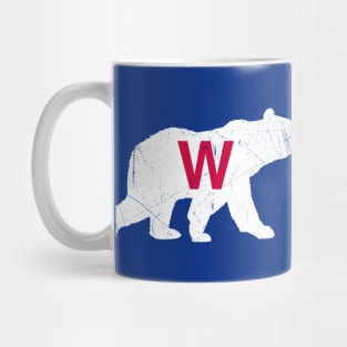 Vintage W Bear - Blue 2 Mug